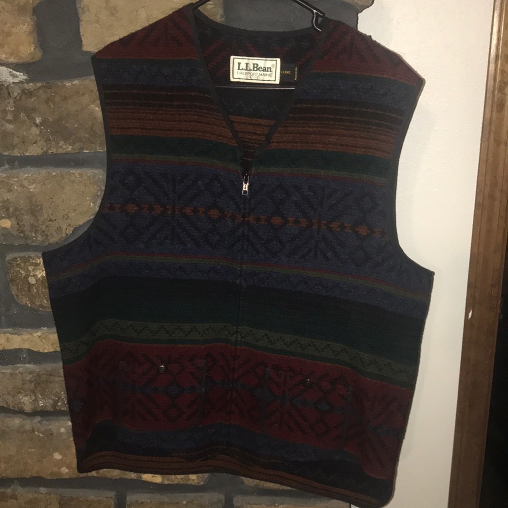 Vintage LL Bean wool vest